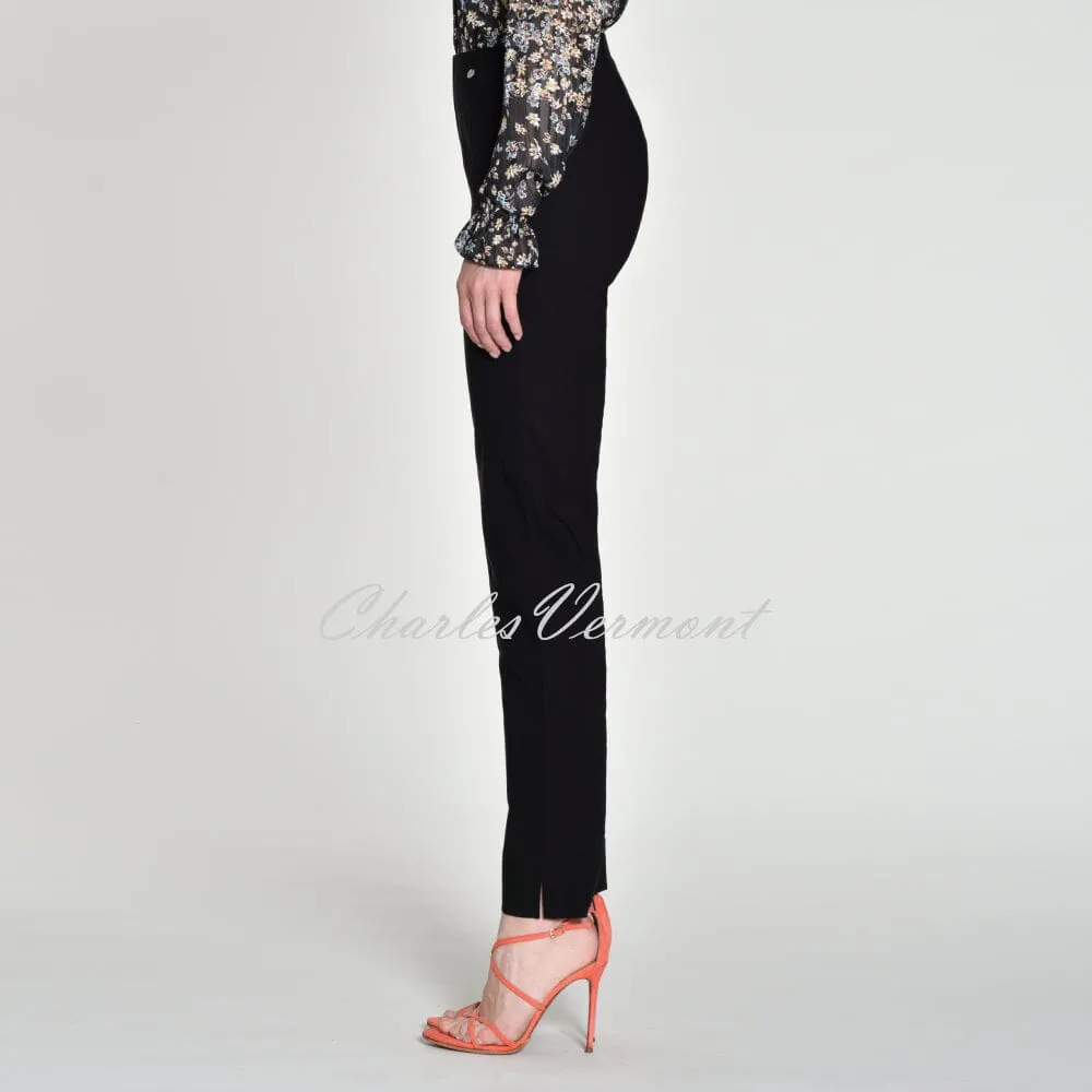 Robell Marie Trouser in Black - Longer Length 32.5''