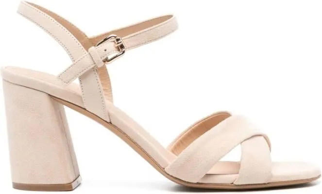 Neutrals Roberto Festa Isla 80mm Suede Sandals