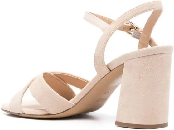 Neutrals Roberto Festa Isla 80mm Suede Sandals