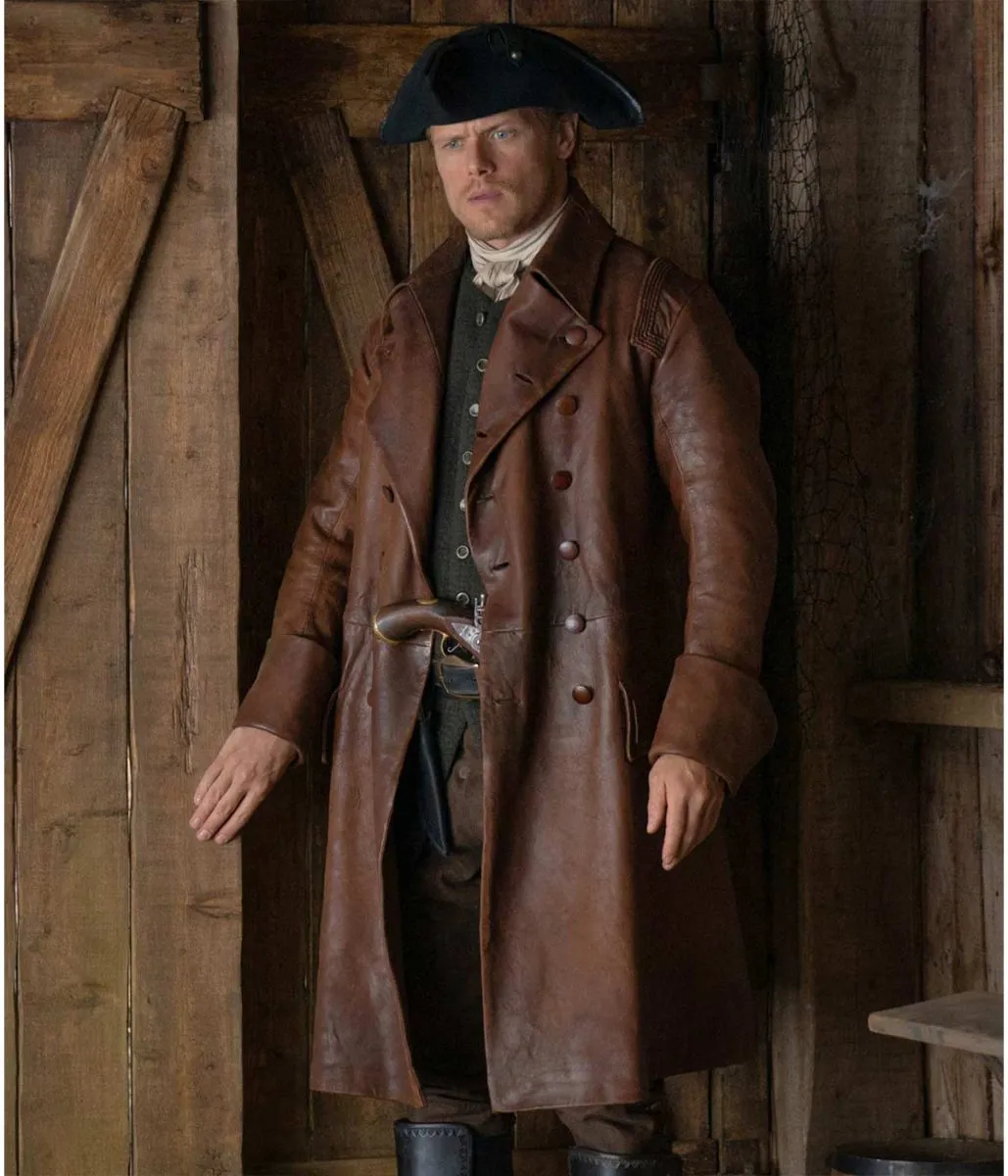 Sam Heughan Outlander Season 5 Trench Coat