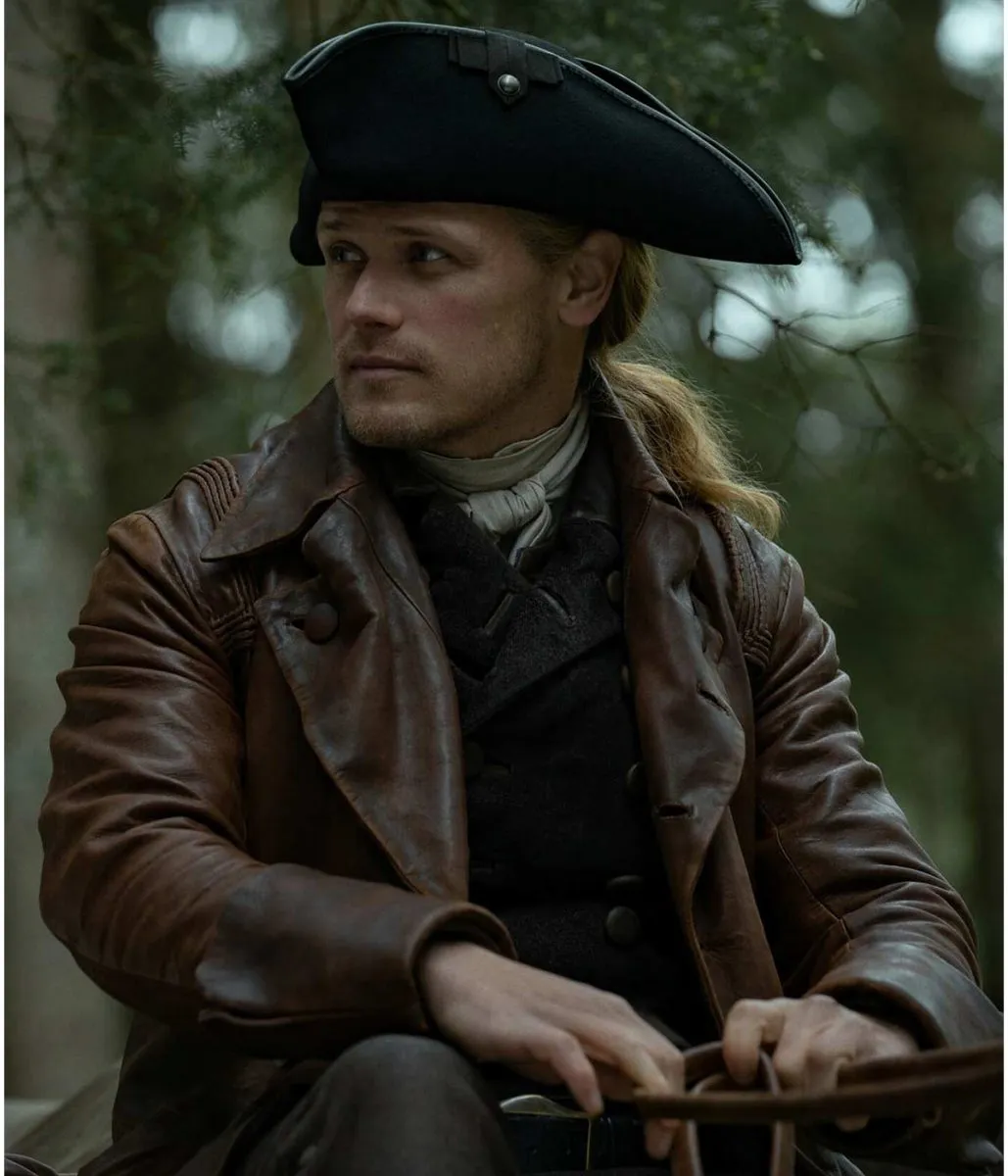 Sam Heughan Outlander Season 5 Trench Coat