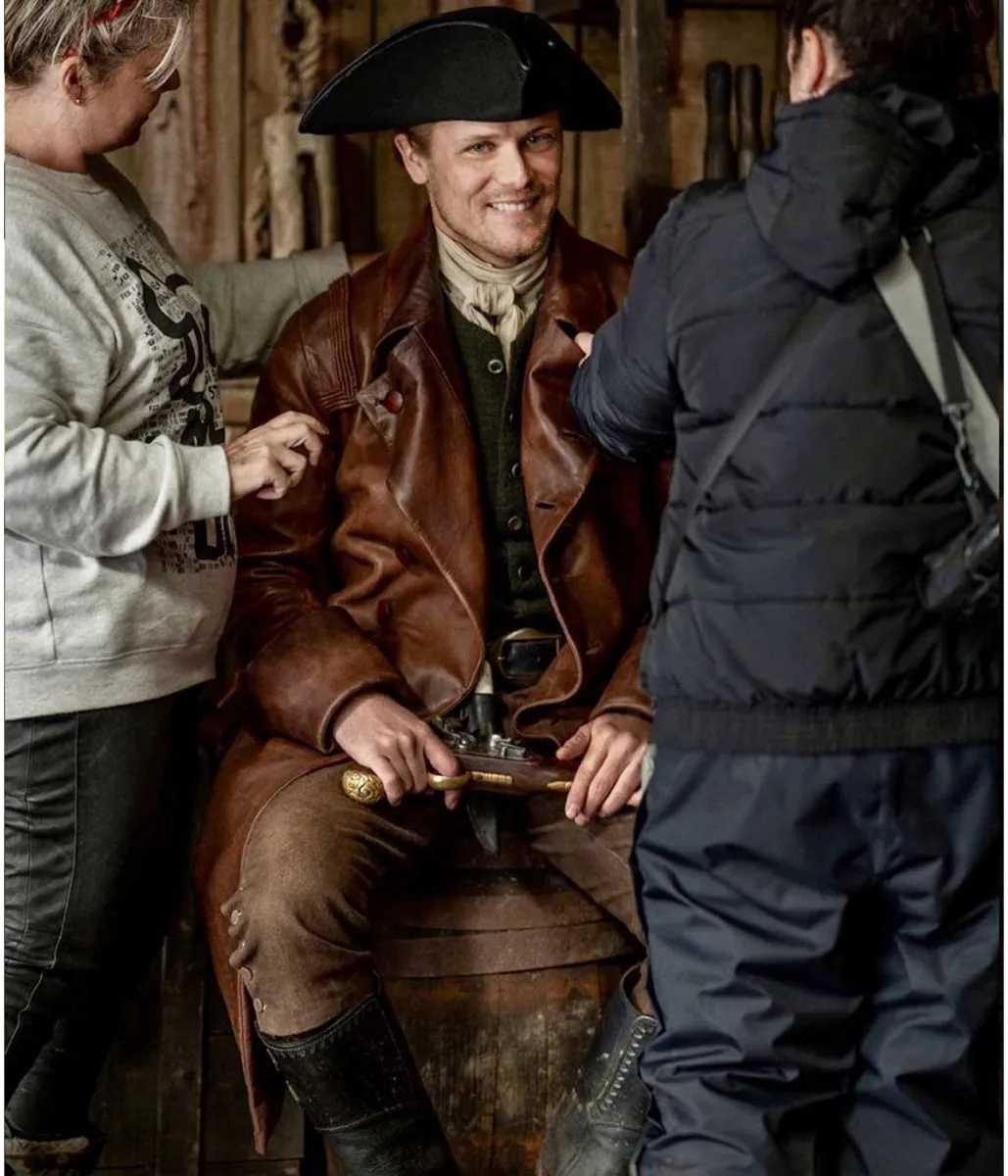 Sam Heughan Outlander Season 5 Trench Coat