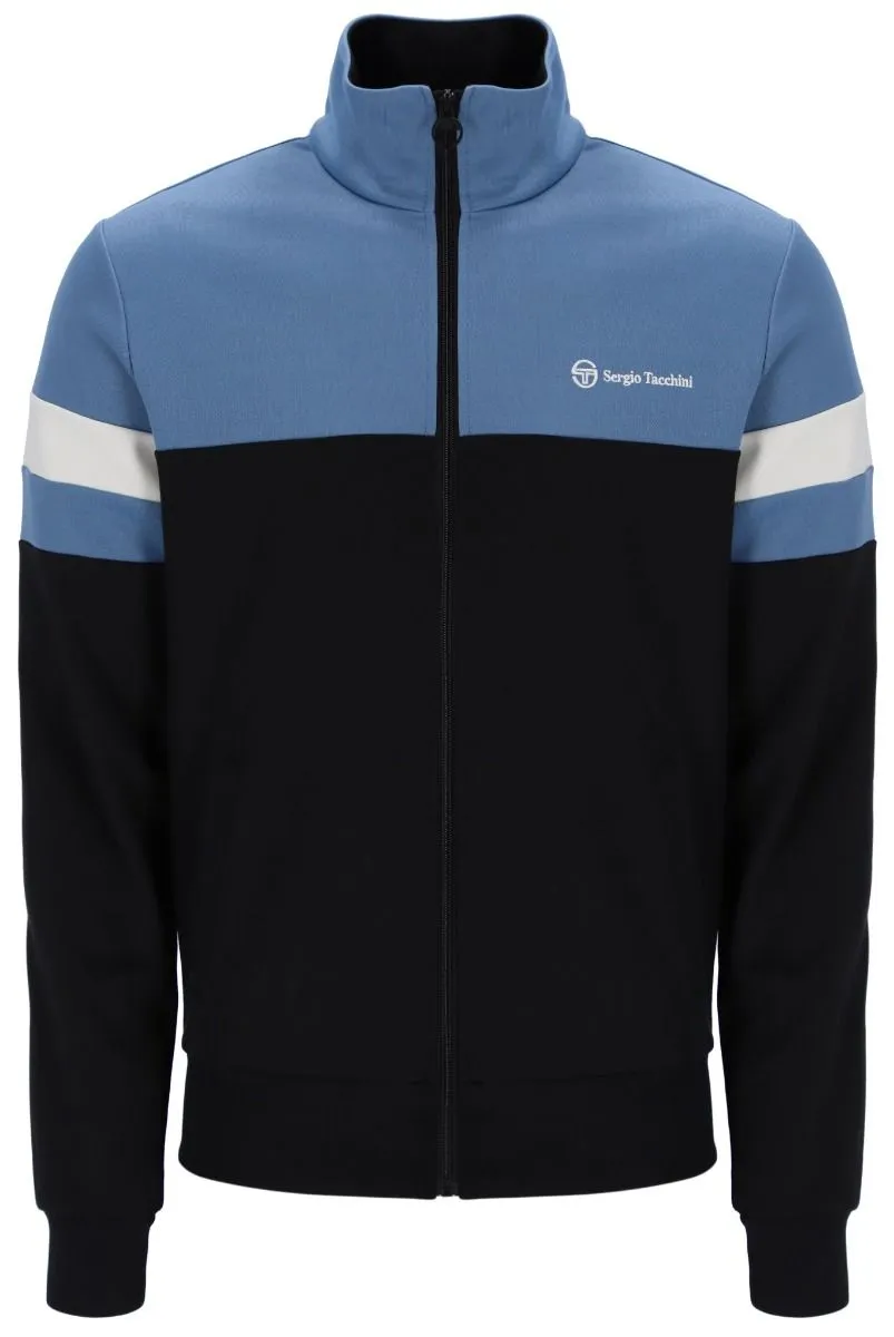 Sergio Tacchini Jonnie Black Coronet Blue Track Jacket