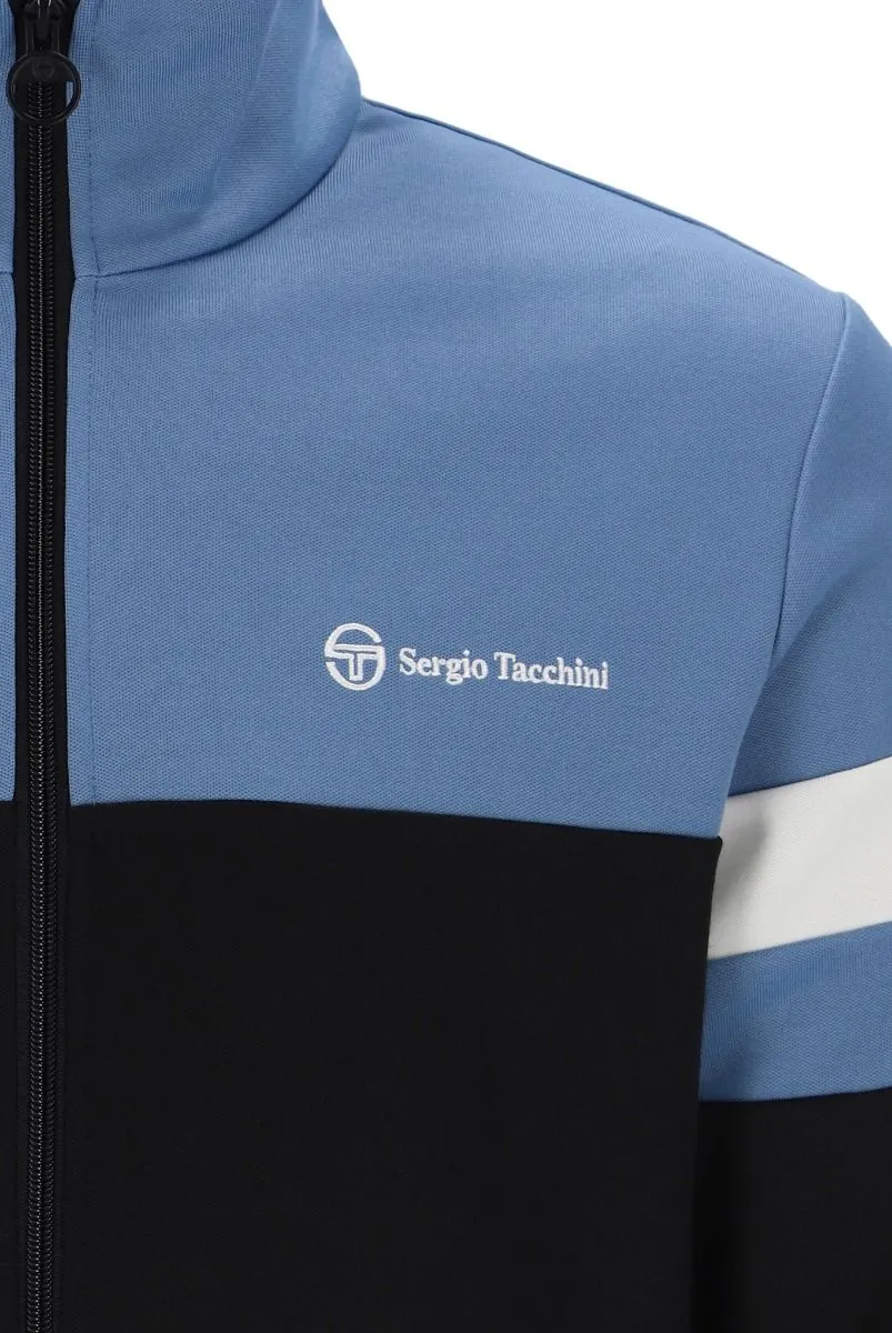 Sergio Tacchini Jonnie Black Coronet Blue Track Jacket