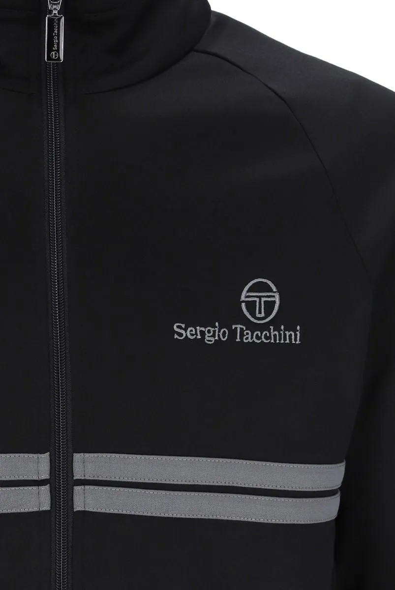 Sergio Tacchini Black Quite Shade New Dallas Track Jacket