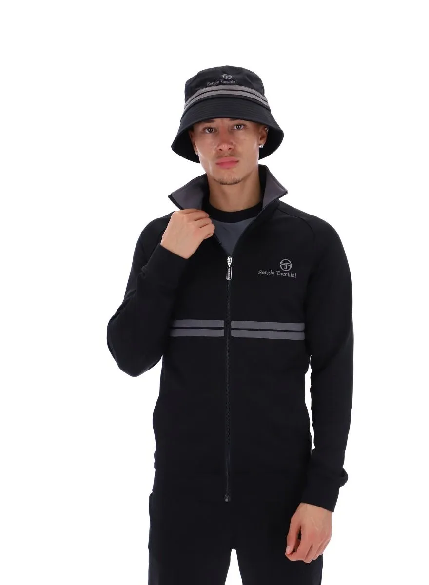 Sergio Tacchini Black Quite Shade New Dallas Track Jacket