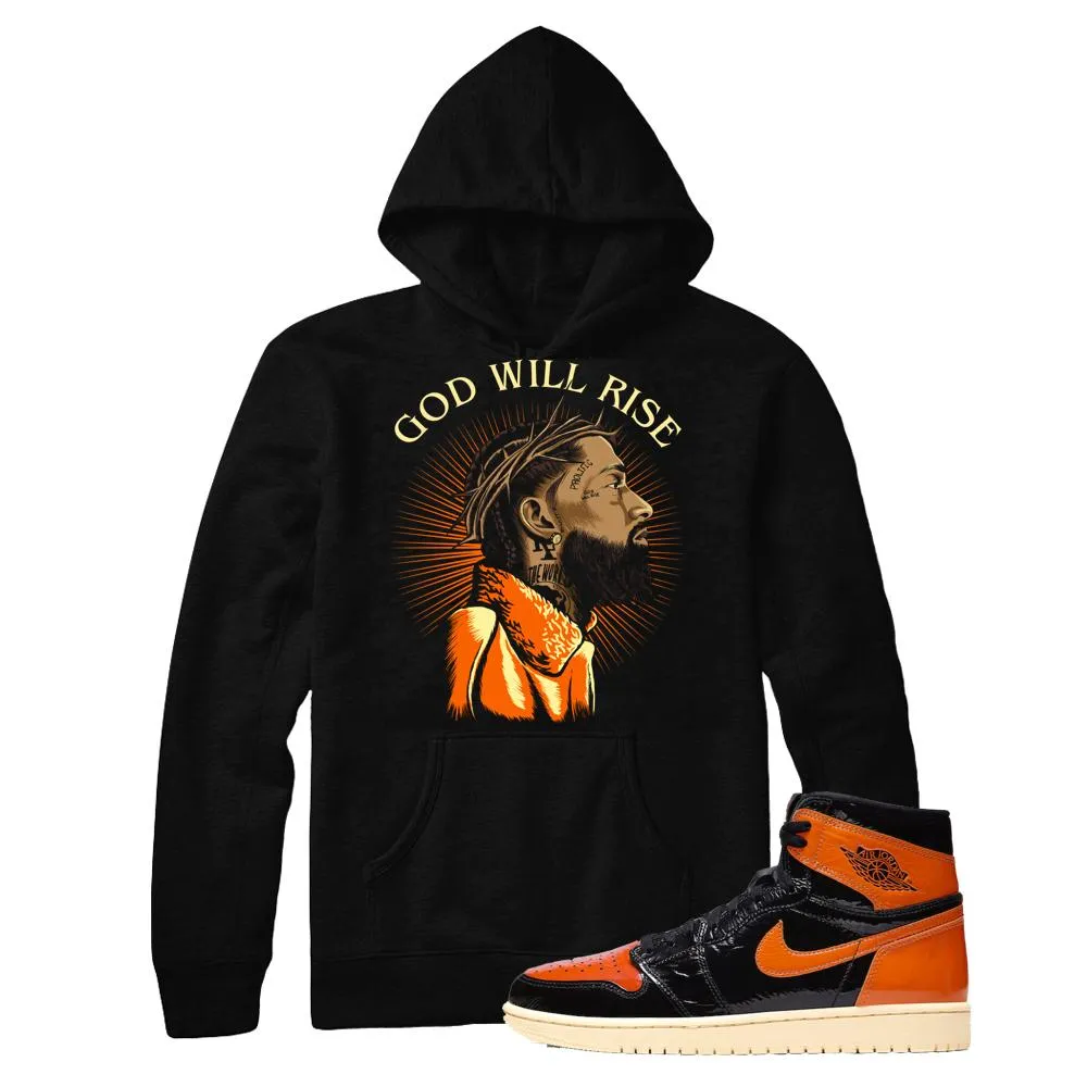 Shattered Backboard Nipsey Hussle Jordan 1 Hoodie.