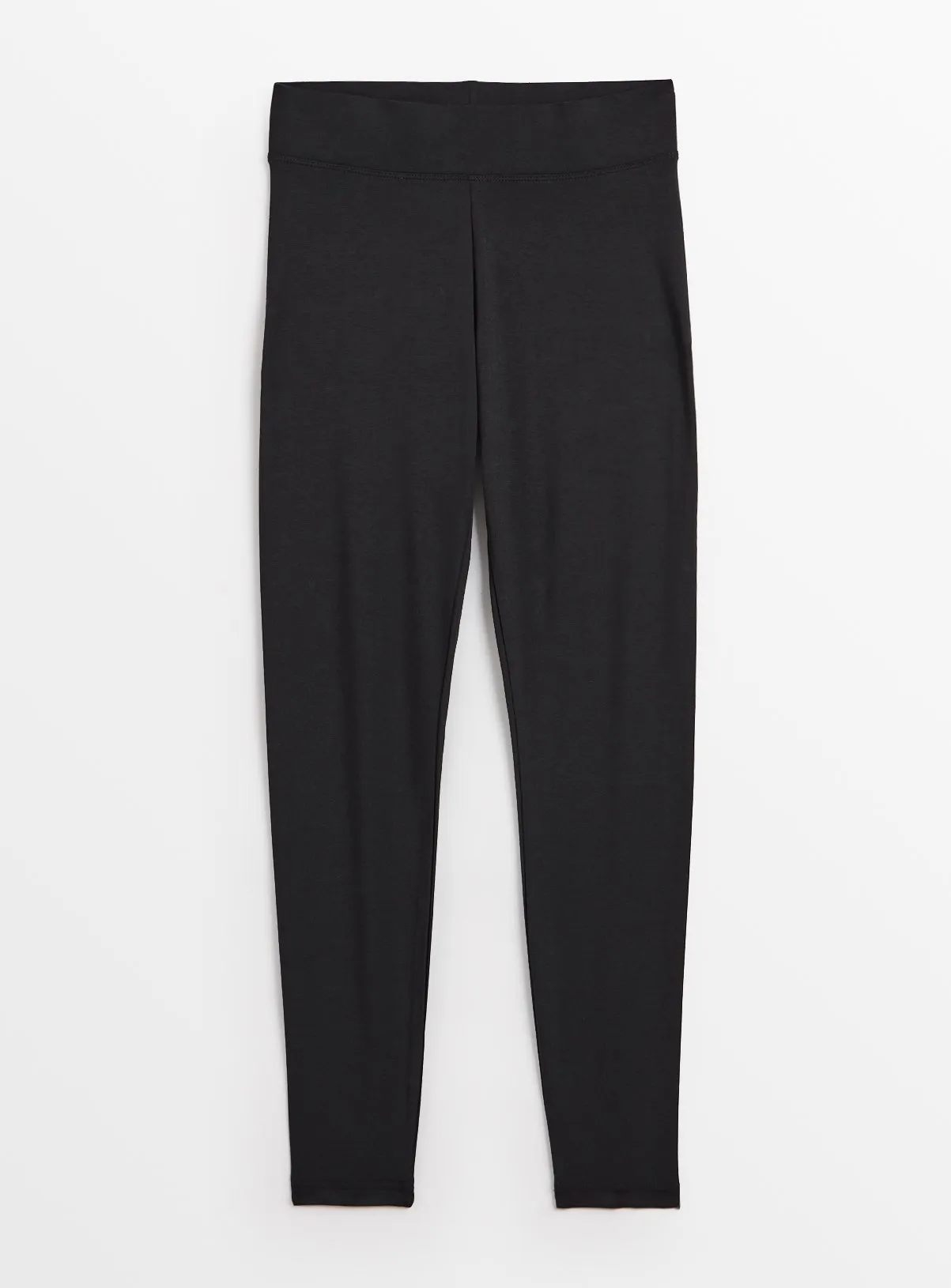 Shop PETITE Black Modal Blend Leggings in Size S at Tu