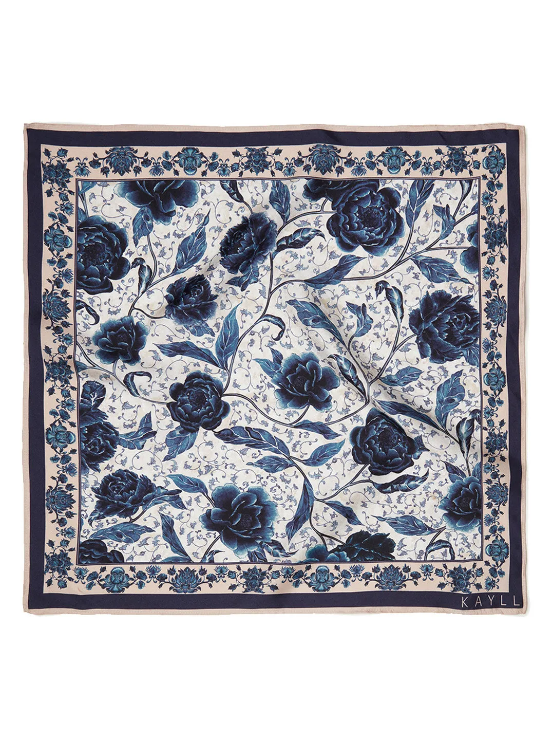 Silk Neckerchief Scarf in Florence