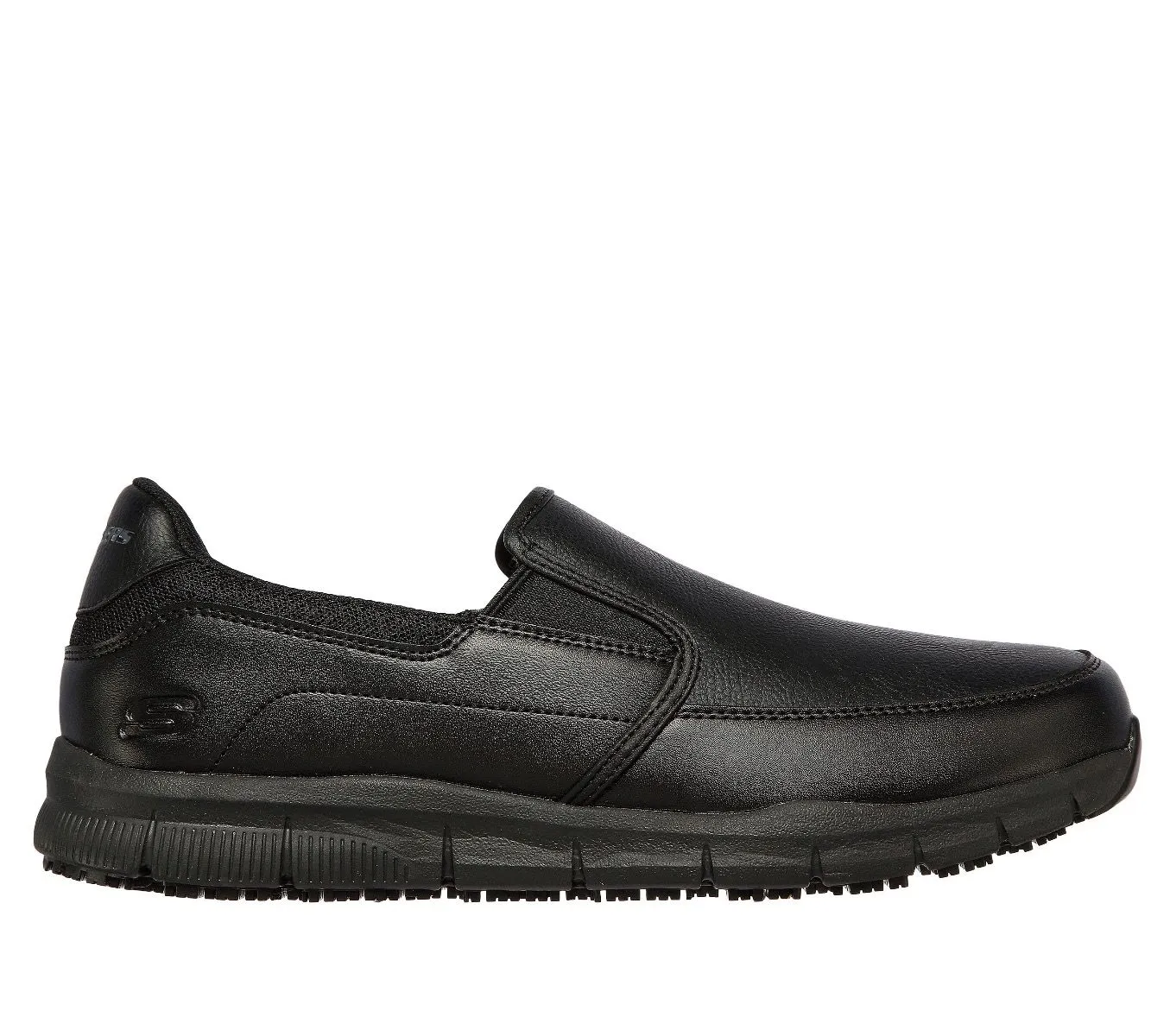 Skechers Nampa Groton Work Relaxed Black Shoes