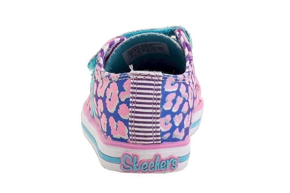 Skechers Toddler Girls Twinkle Toes Chit Chat Prolifics Light Up Sneakers Shoes