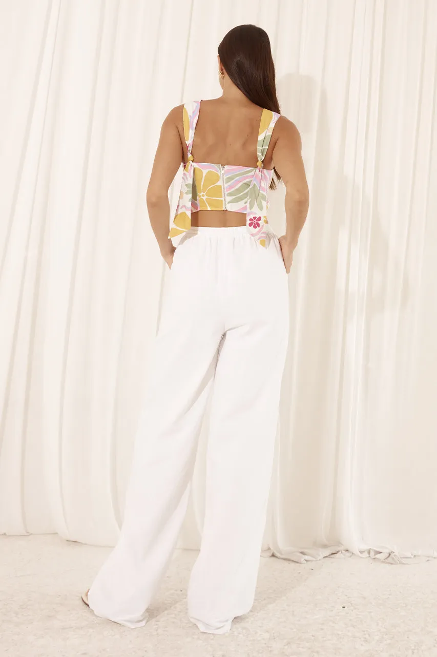 White Solara Pant