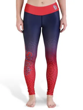 St. Louis Cardinals FC Women's Navy Red Workout Leggings