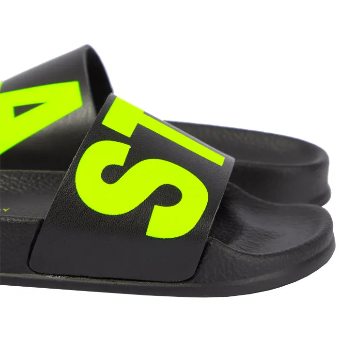 Stella McCartney Kids Logo Slide Sandals Black