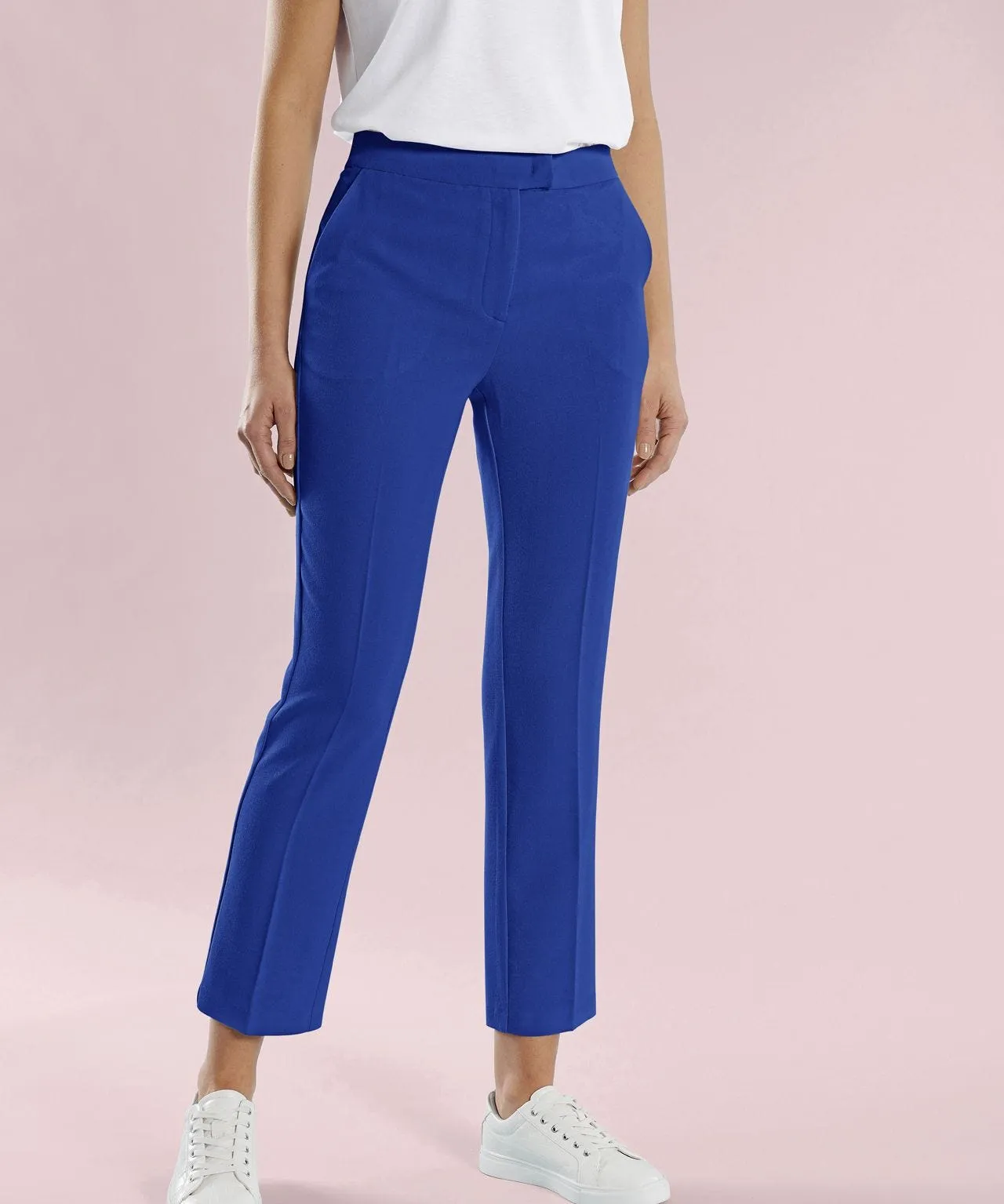 7/8 Length Straight Leg Trousers