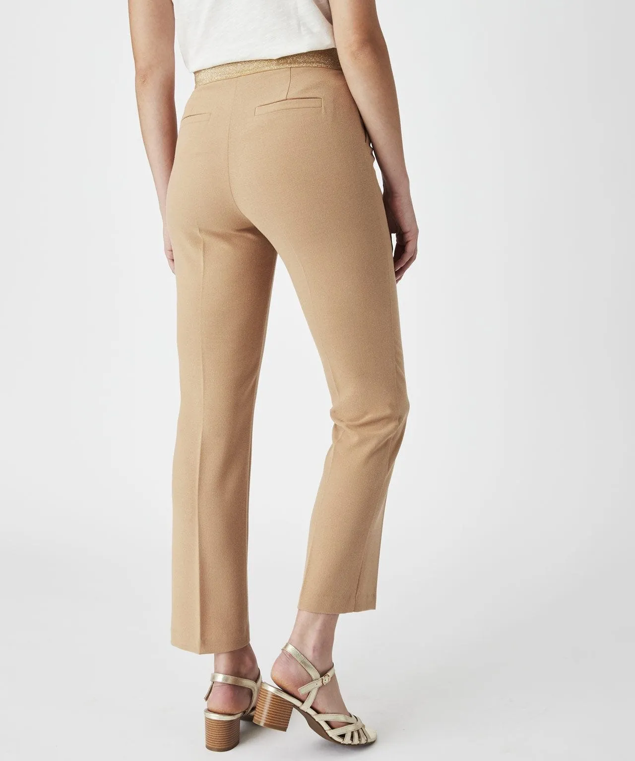 7/8 Length Straight Leg Trousers