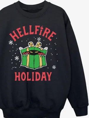 Stranger Things Hellfire Kids Sweatshirt in Black | George at ASDA