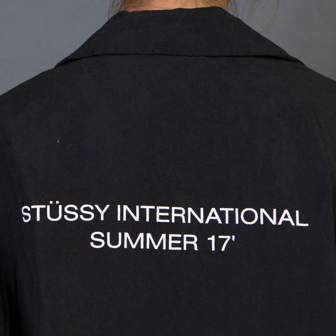 Stussy Women Pico Car Coat in Black