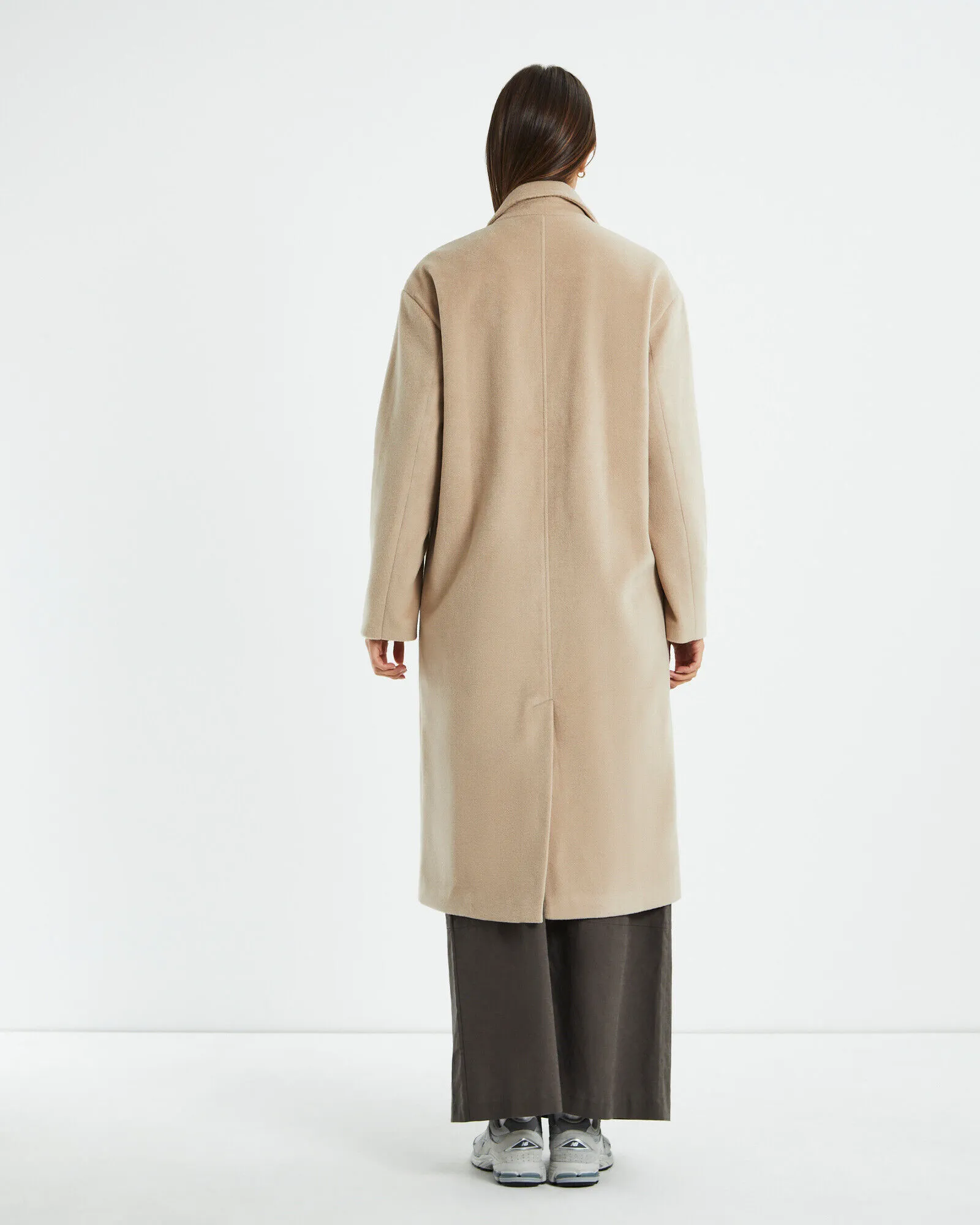 Kai Tan Oversized Coat With Structured Design and Subtitles