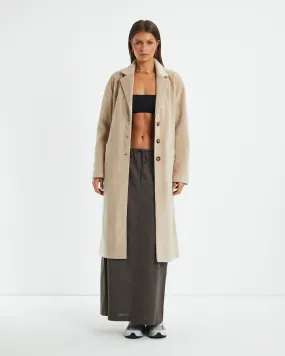 Kai Tan Oversized Coat With Structured Design and Subtitles