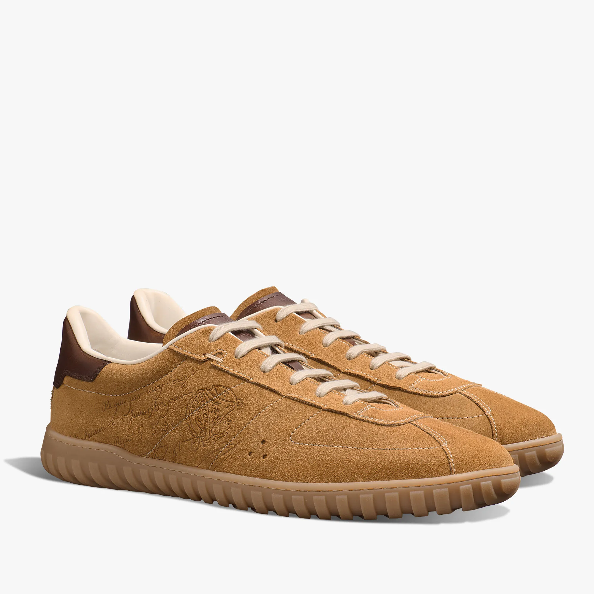 Suede Calf Sneaker Trainer