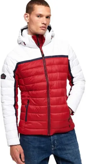 Superdry White Dolman Downhill Racer Jacket