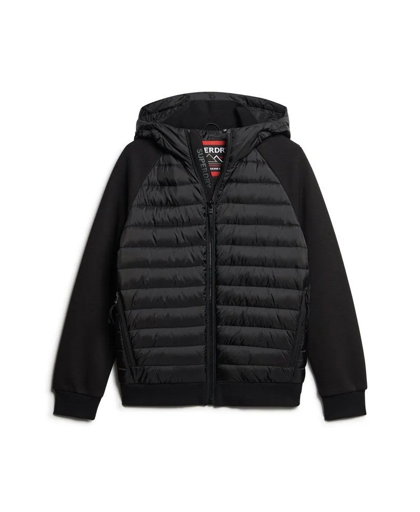 Black Hybrid Padded Storm Jacket by Superdry