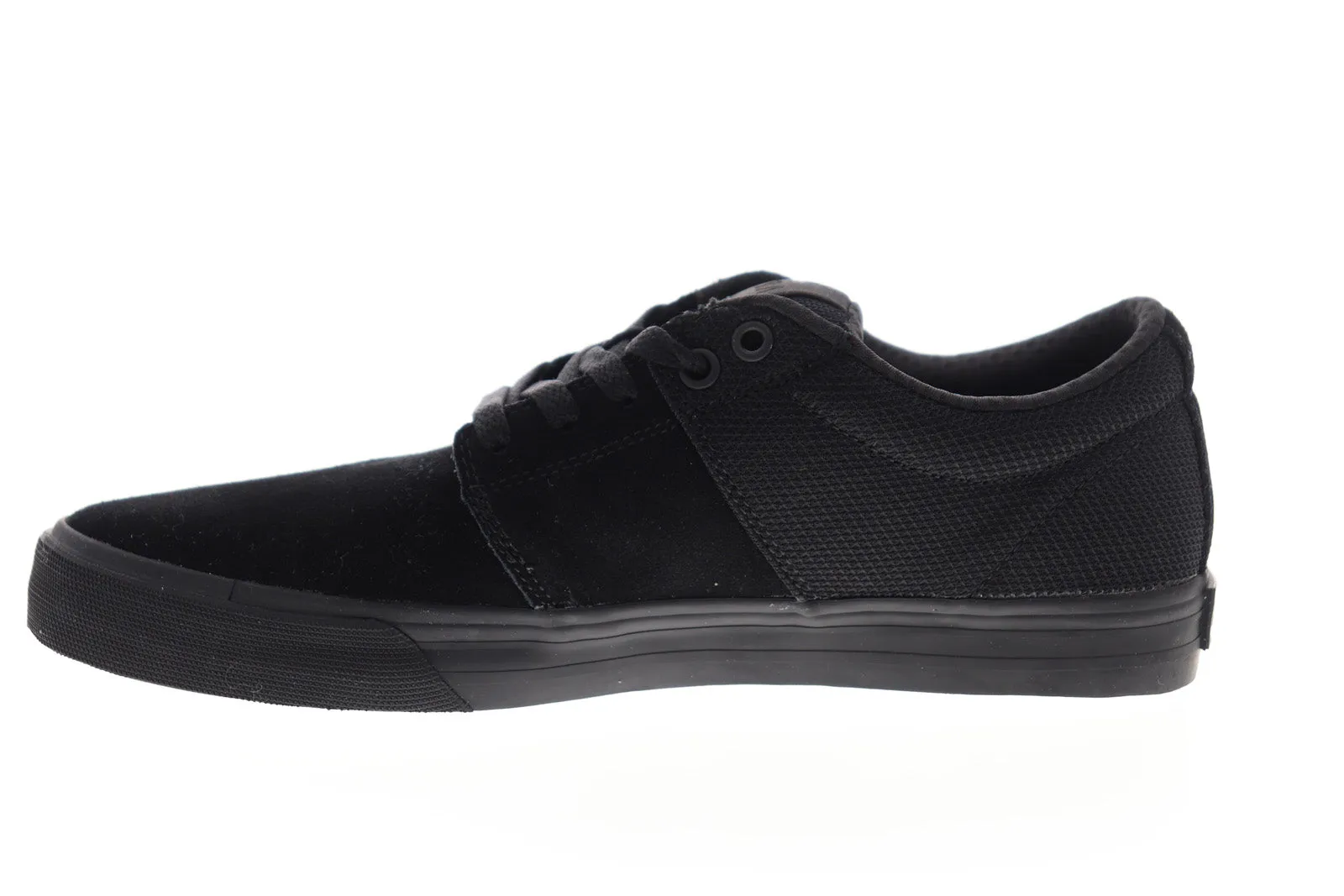 Supra Stacks Vulc II 08193 001 M Men's Black Suede Low Top Skate Sneakers Shoes