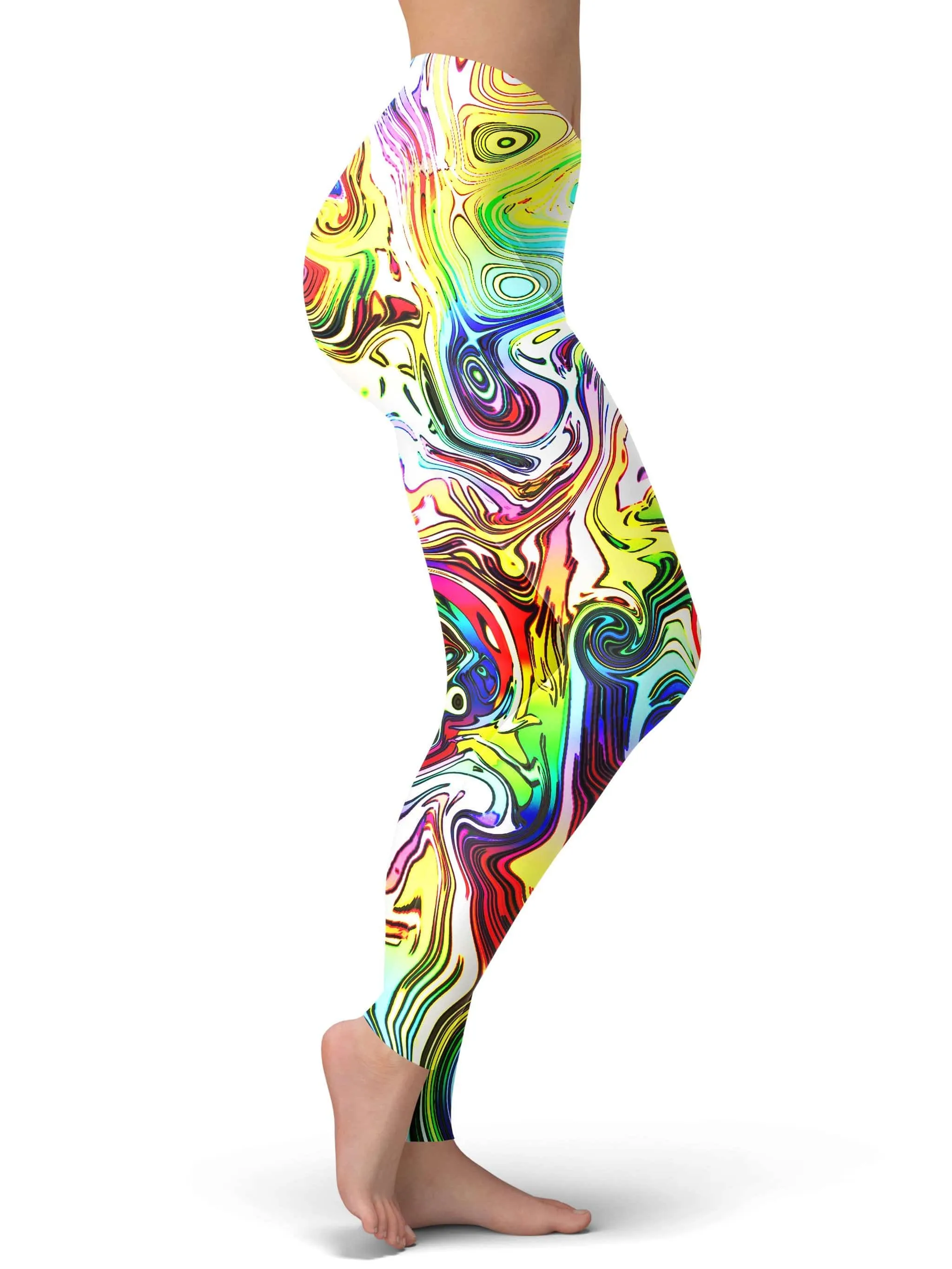 Swirly Pattern Leggings on Sale