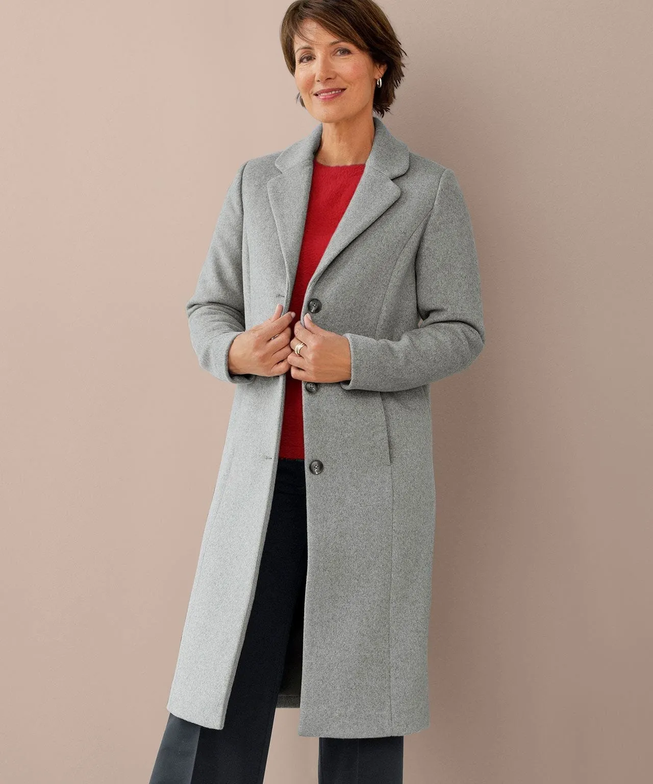 Thermal-lined Coat Toasty Thermal Wool Blend