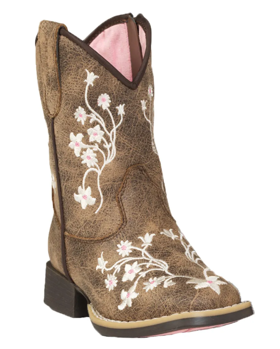 Toddler Western Cowgirl Boots - Lily Print