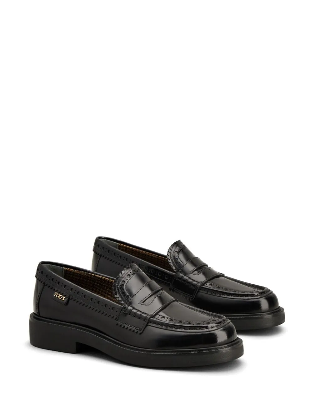 Flat Shoes in Black by Tod's