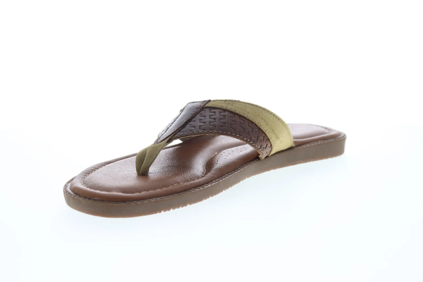 Tommy Bahama Anchors Ashore TB7S00061 Men's Brown Flip Flops Sandals Shoes