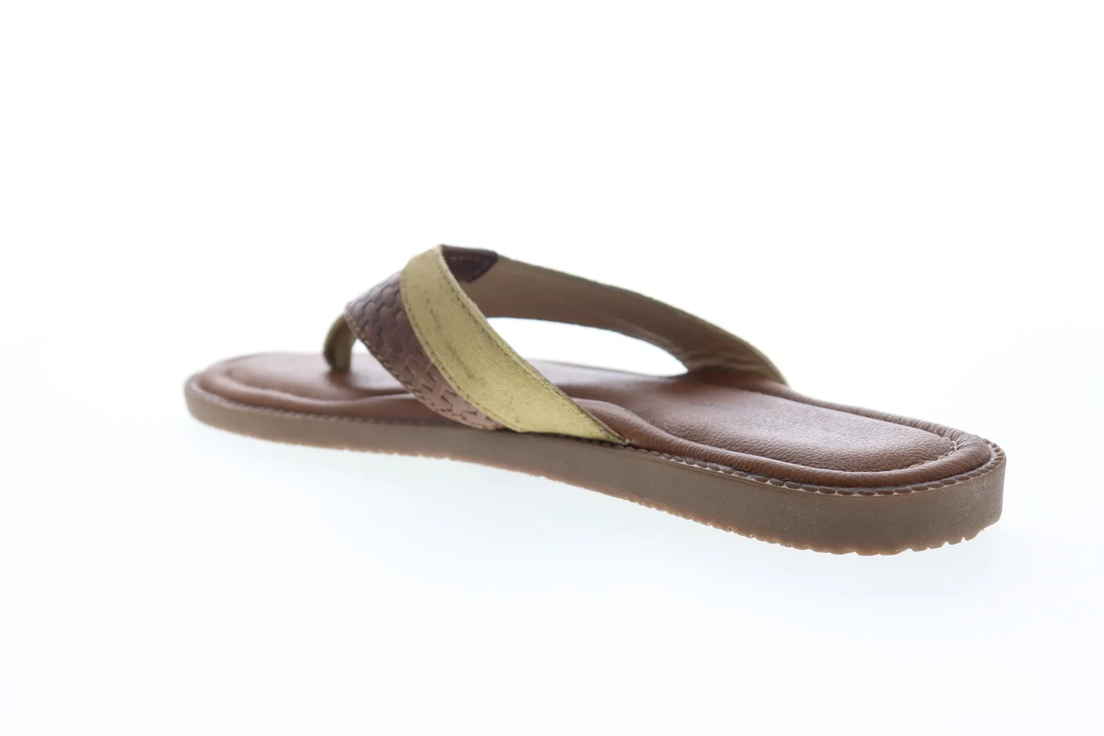 Tommy Bahama Anchors Ashore TB7S00061 Men's Brown Flip Flops Sandals Shoes