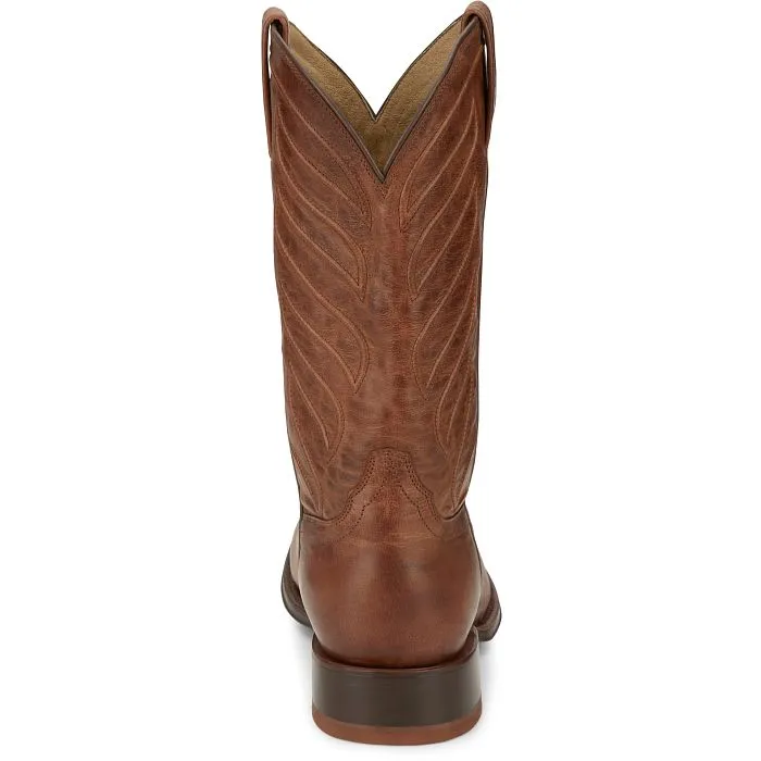 Tony Lama Men's Rich Mahogany Wide Round Toe Western Boots