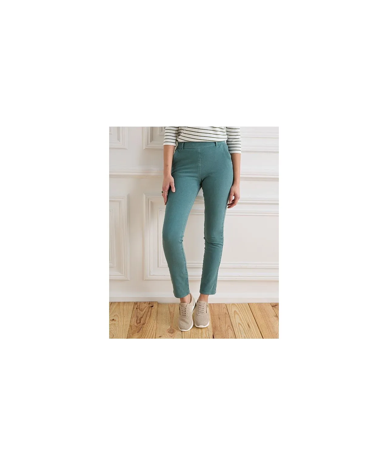 Stretch Cotton Rich Trousers