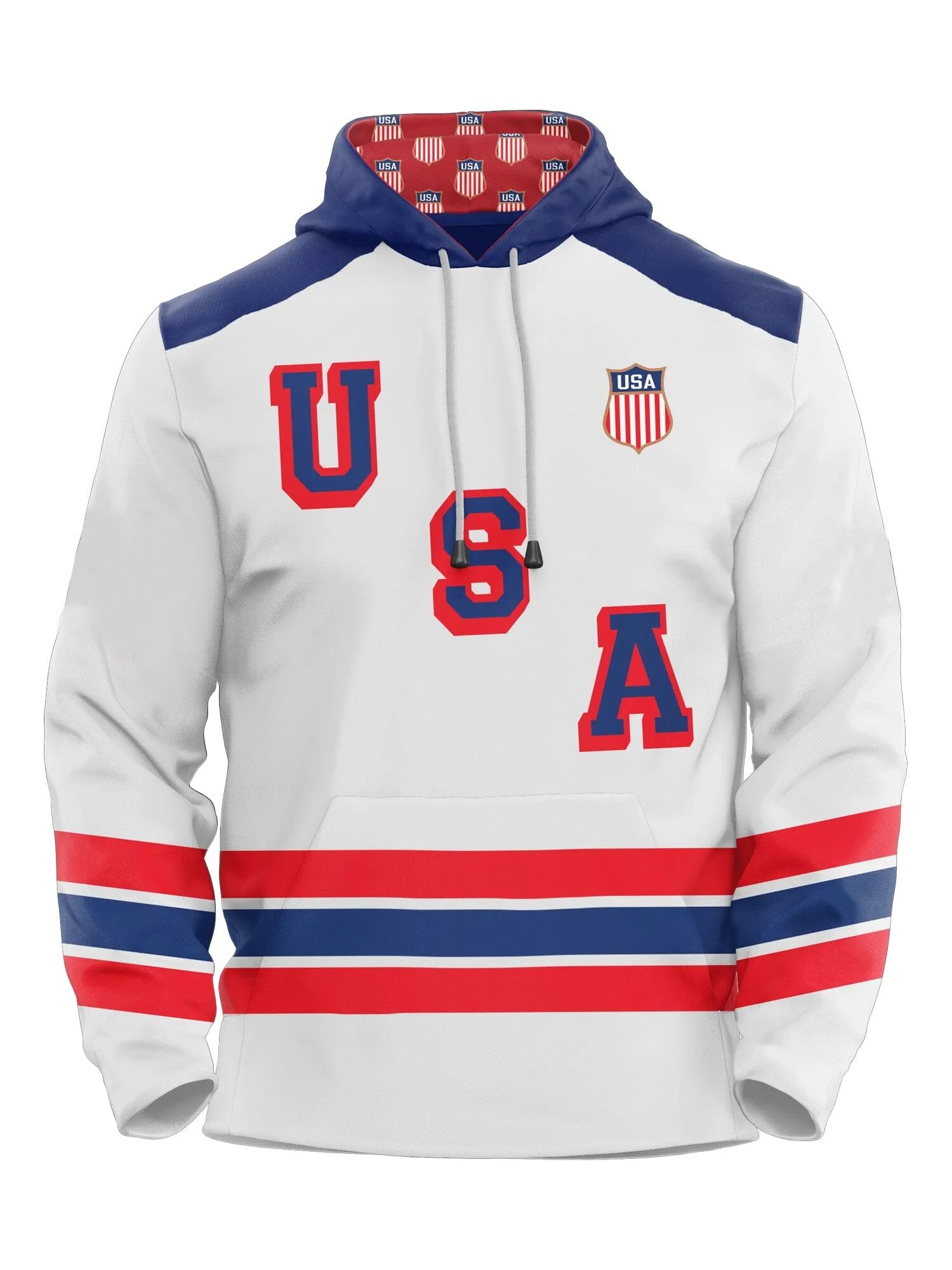 USA Hockey Team Letter Hoodie