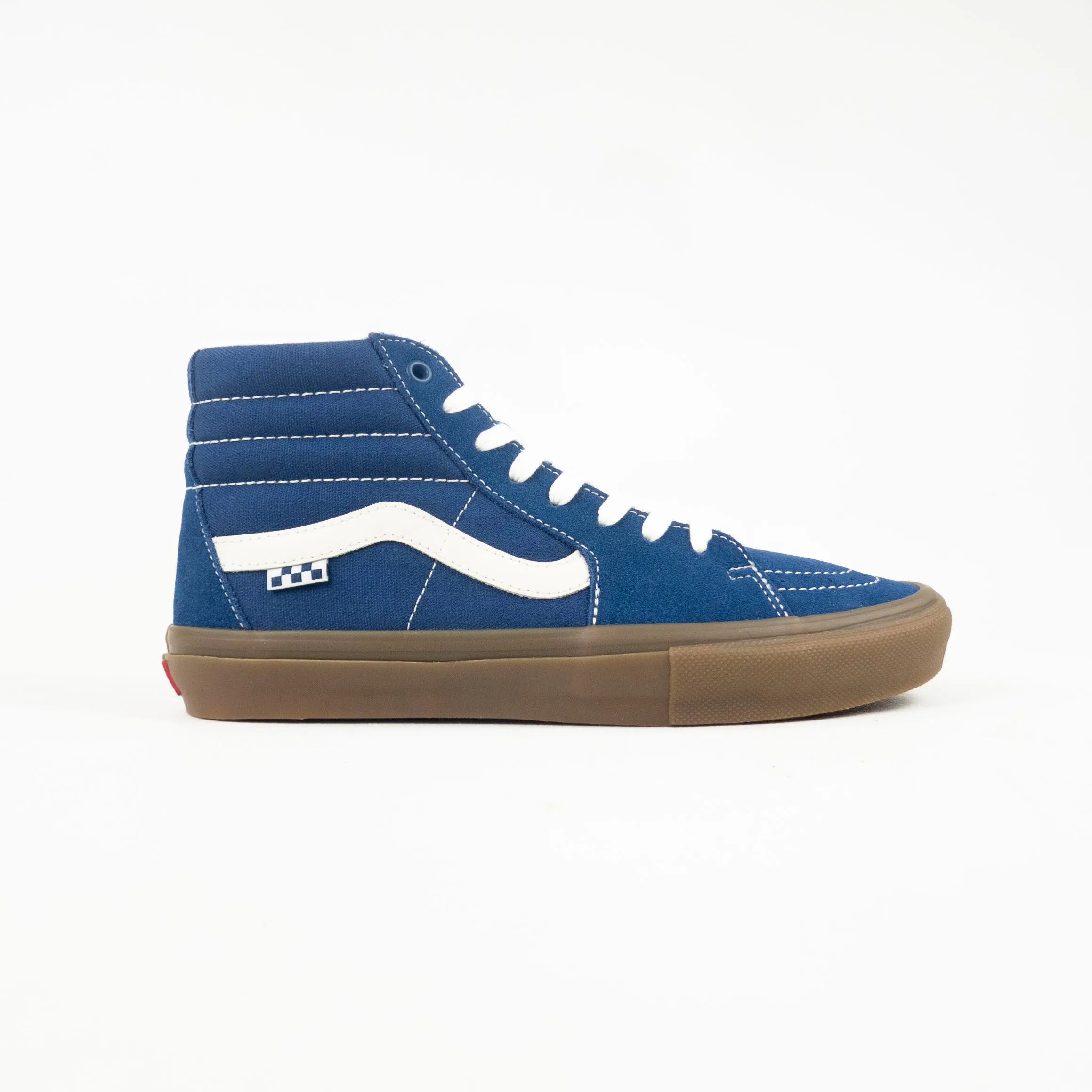 Vans Skate Sk8-Hi Pro Suede Gum Dark Denim Shoes - Exclusive at