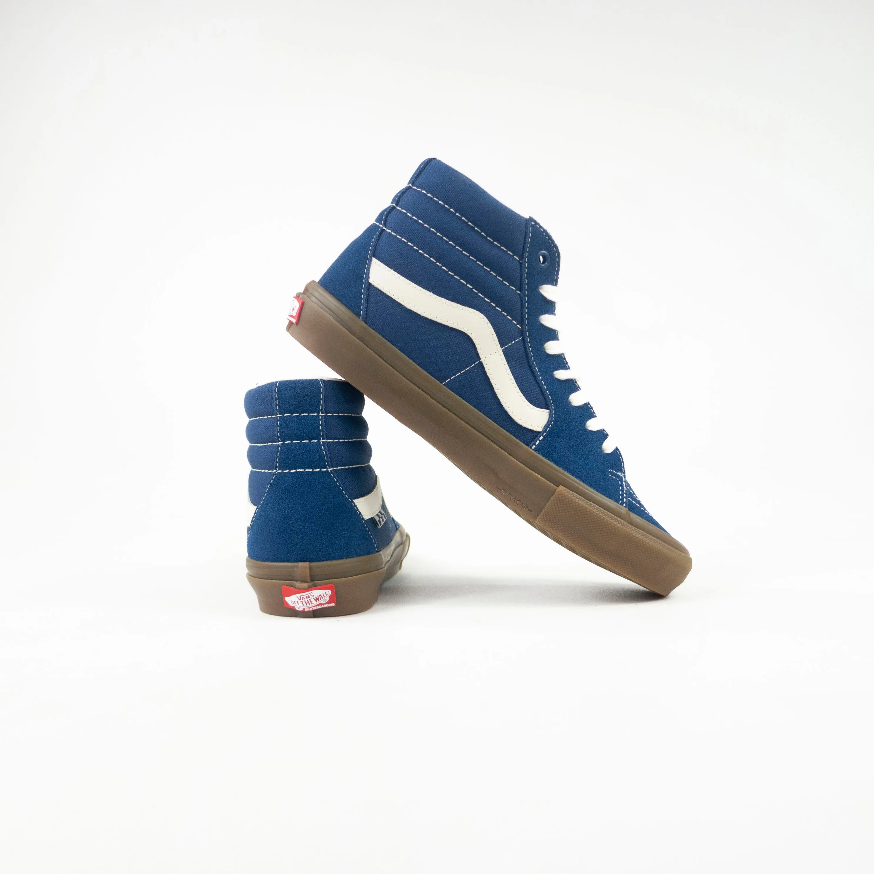 Vans Skate Sk8-Hi Pro Suede Gum Dark Denim Shoes - Exclusive at