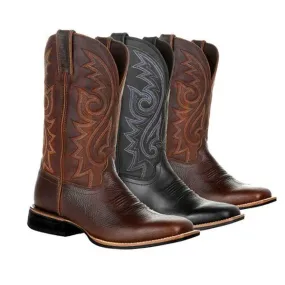 Vintage Men's Embroidered Tall Boots - Style 07733035W