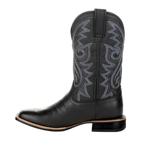 Vintage Men's Embroidered Tall Boots - Style 07733035W