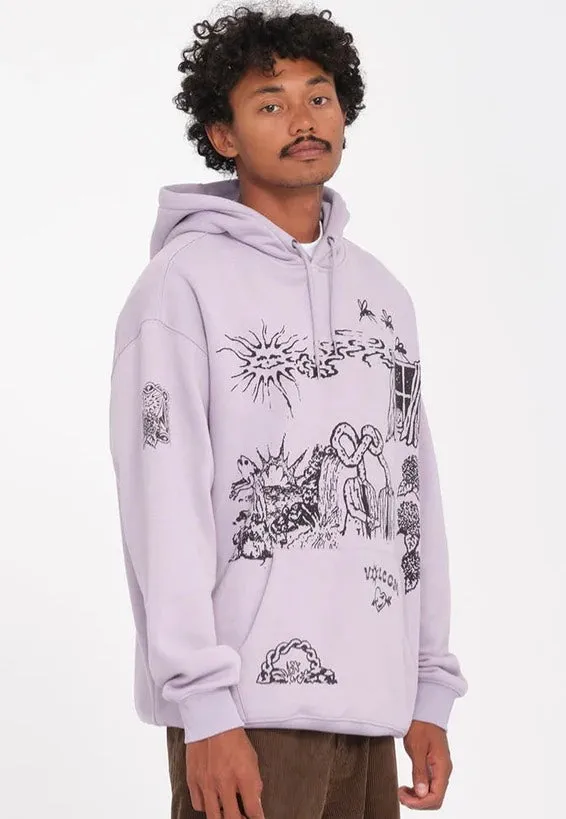 Volcom Fa Keutchi 2 Light Purple Hoodie