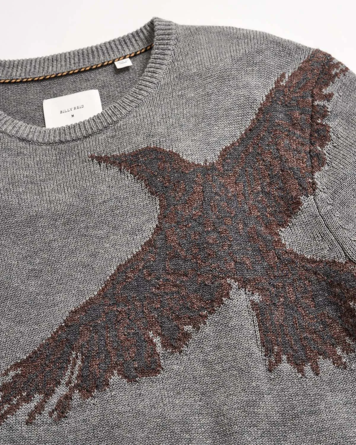 Warm Grey Melange Yellowhammer Sweater