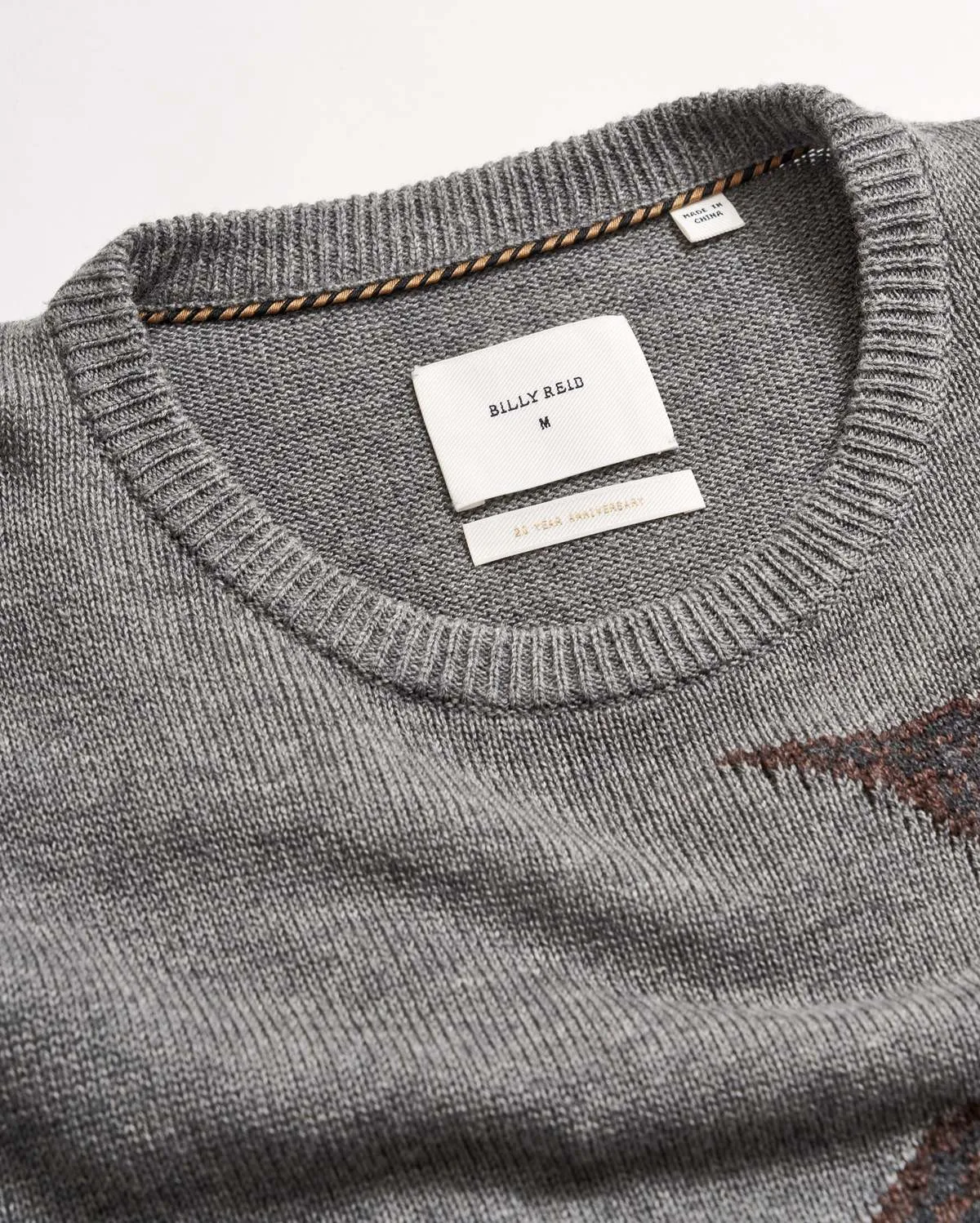 Warm Grey Melange Yellowhammer Sweater