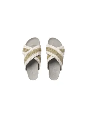 White Beck Sondergaard Yvonne Crochet Sandals