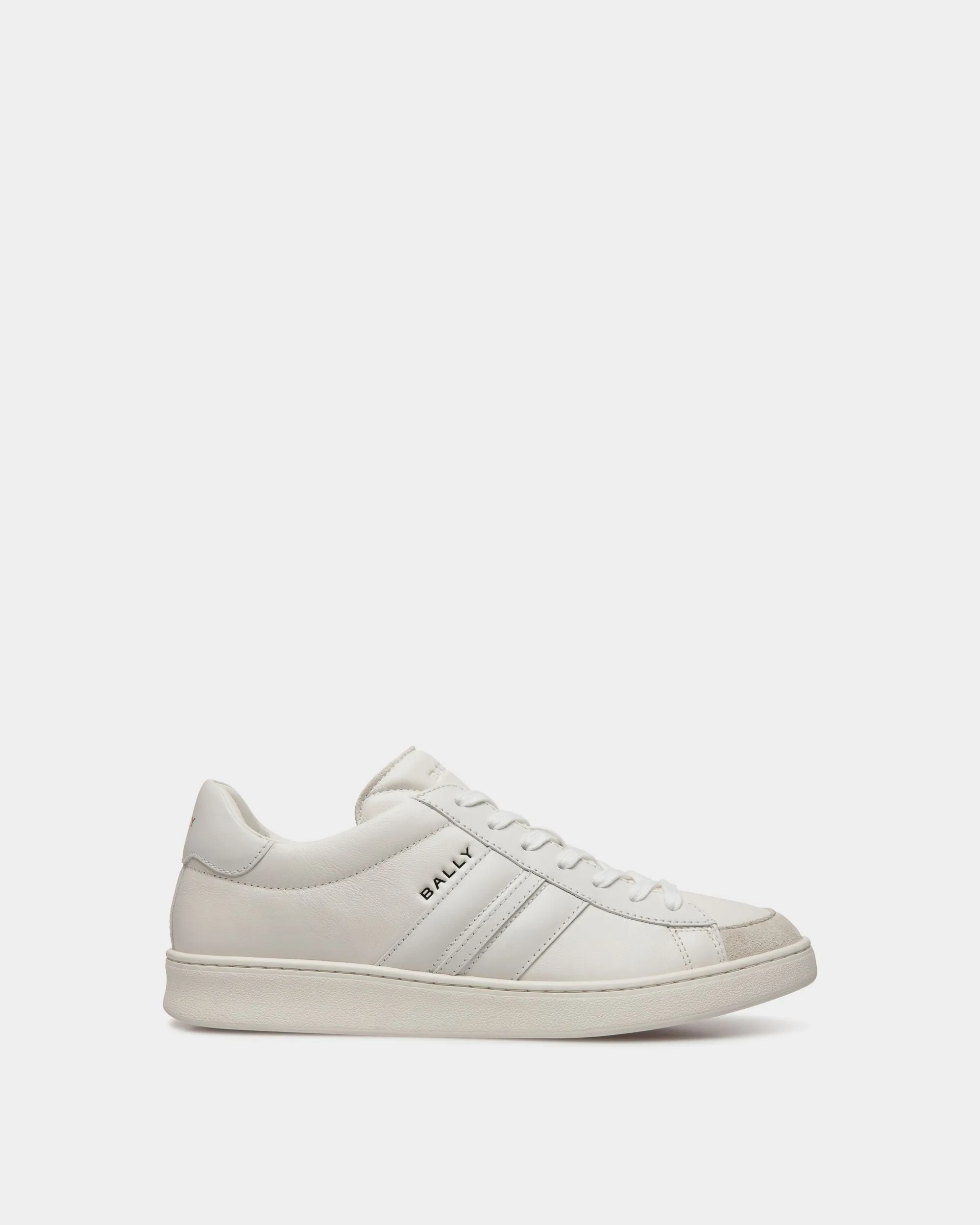 White Leather Tennis Sneaker