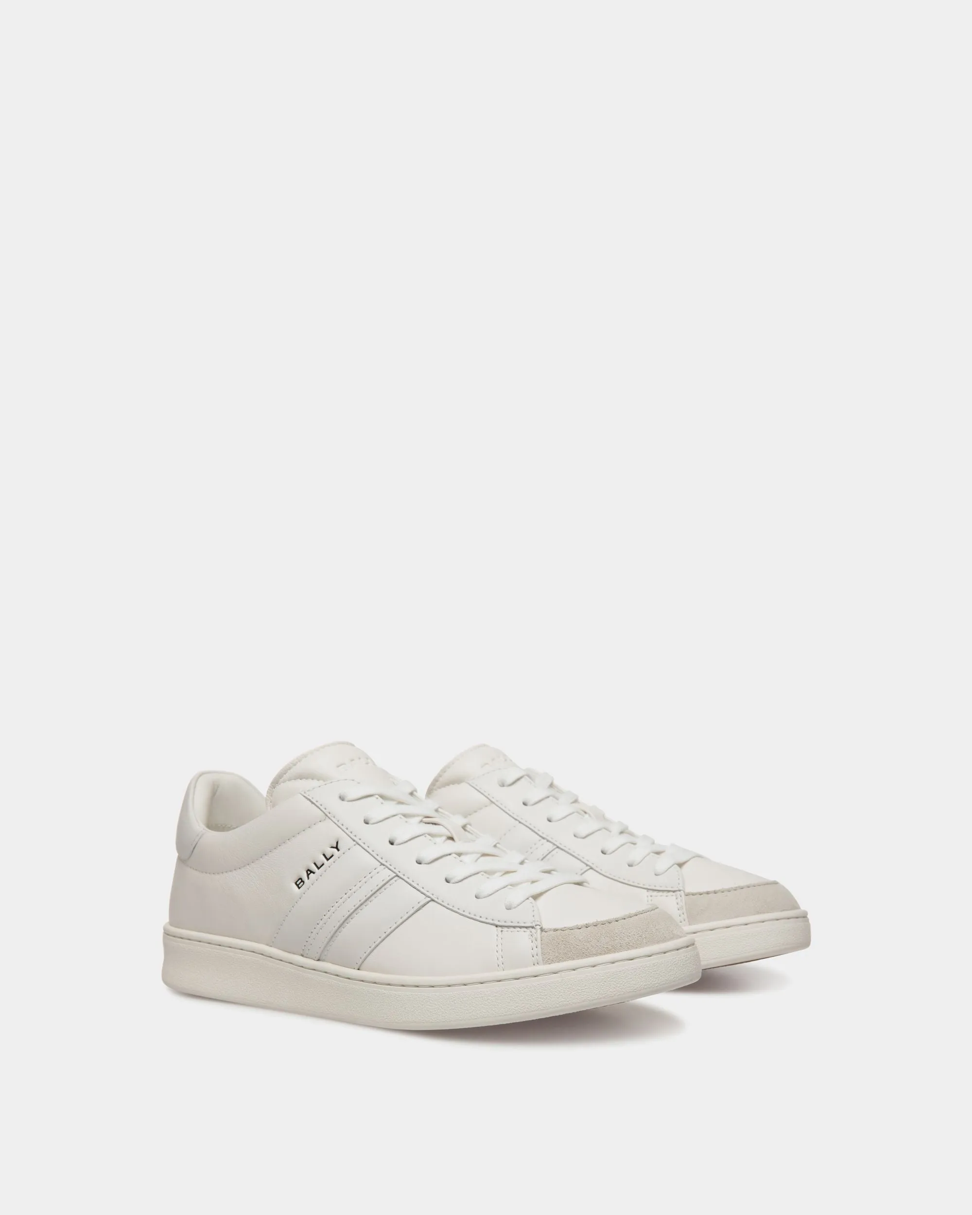 White Leather Tennis Sneaker