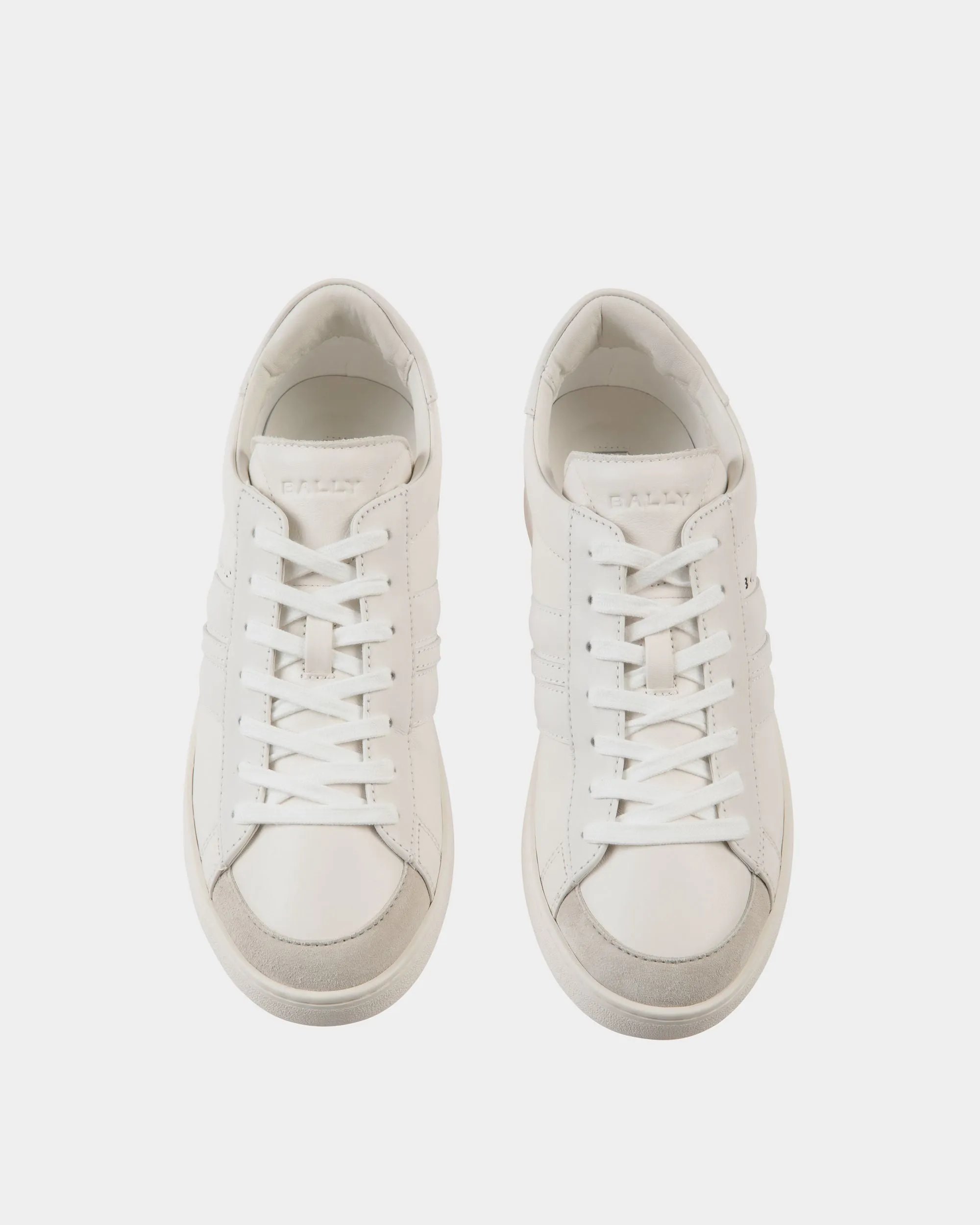 White Leather Tennis Sneaker