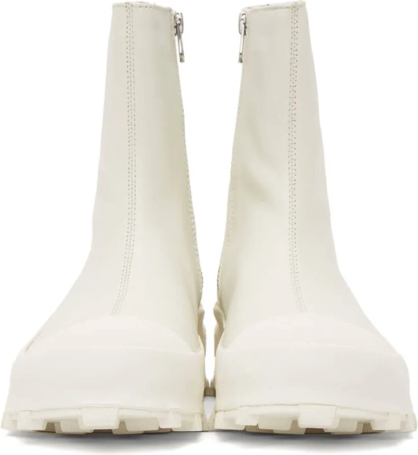 White Traktori Boots,