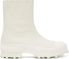 White Traktori Boots,